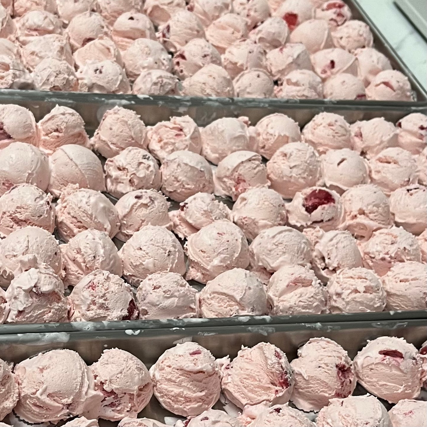 Freeze-Dried Strawberry Ice Cream