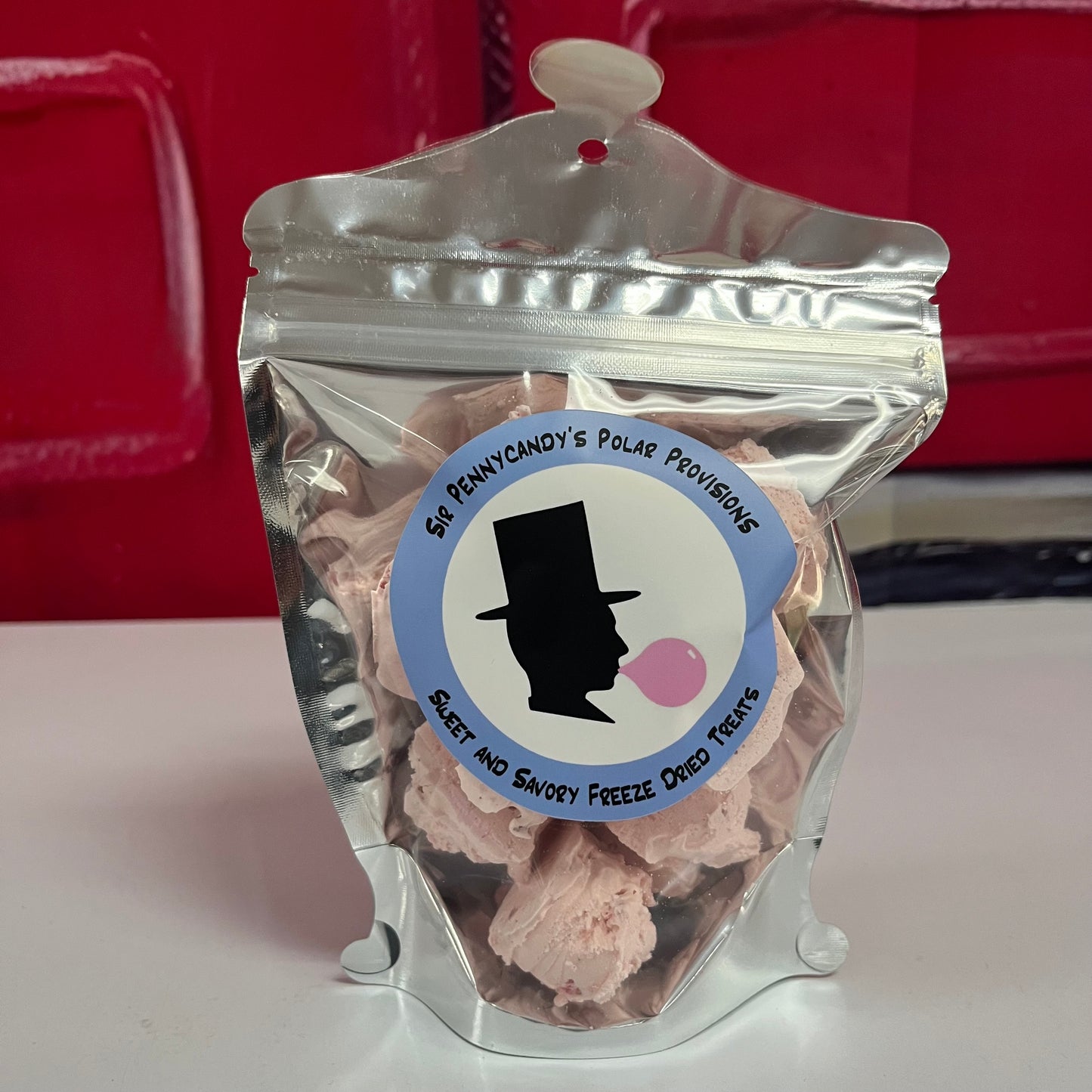 Freeze-Dried Strawberry Ice Cream