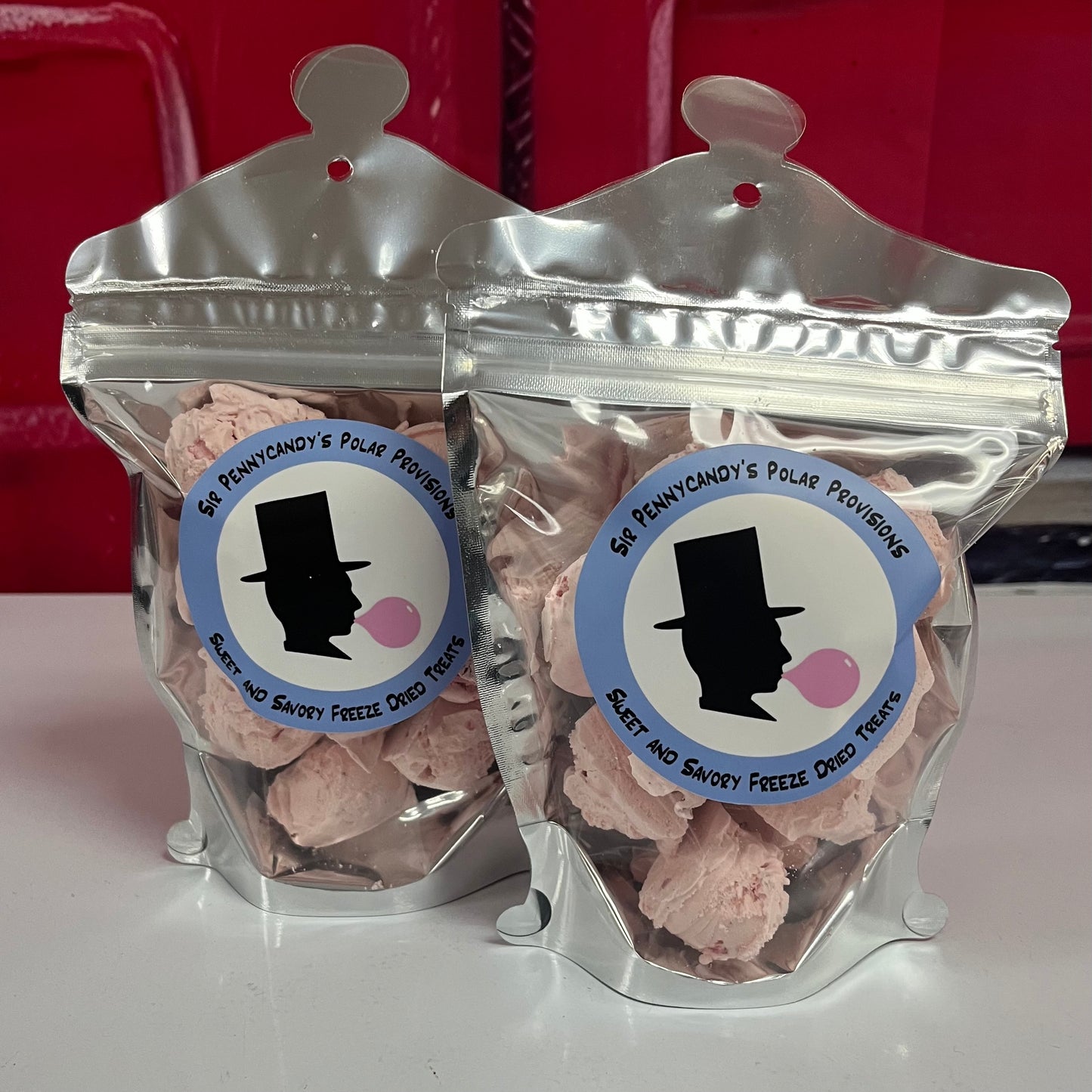 Freeze-Dried Strawberry Ice Cream